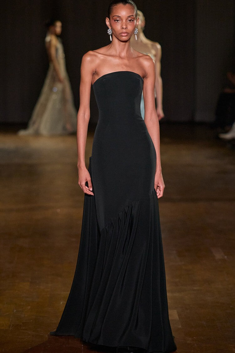 Strapless Tubed Maxi Dress