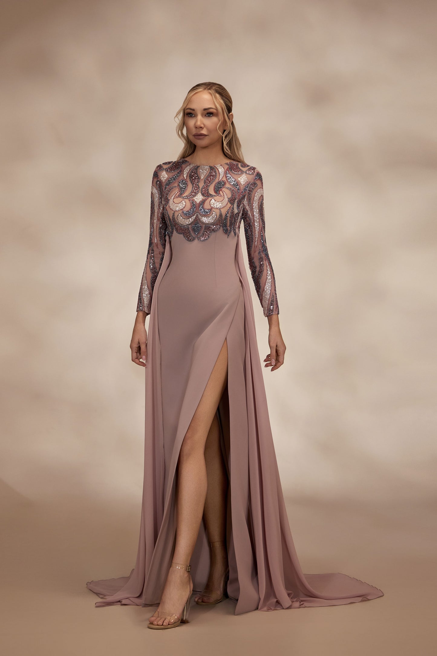 Rosewood Chiffon Dress
