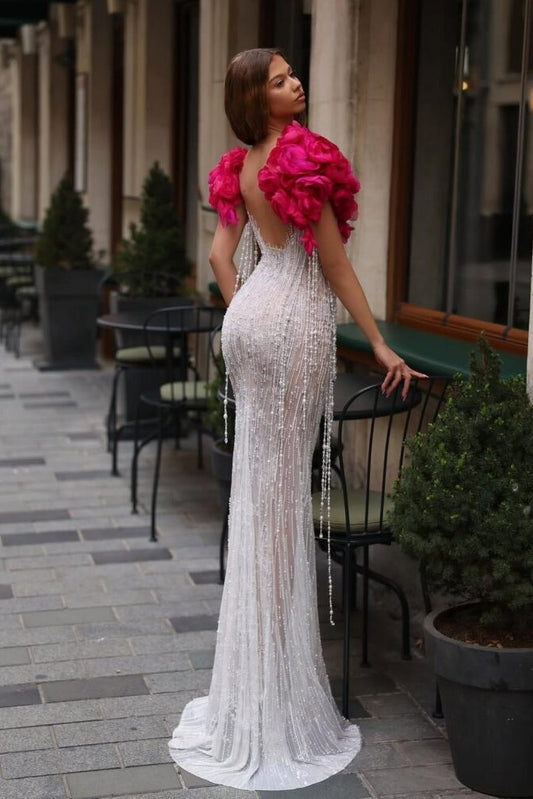 Floral Sleeve Gown