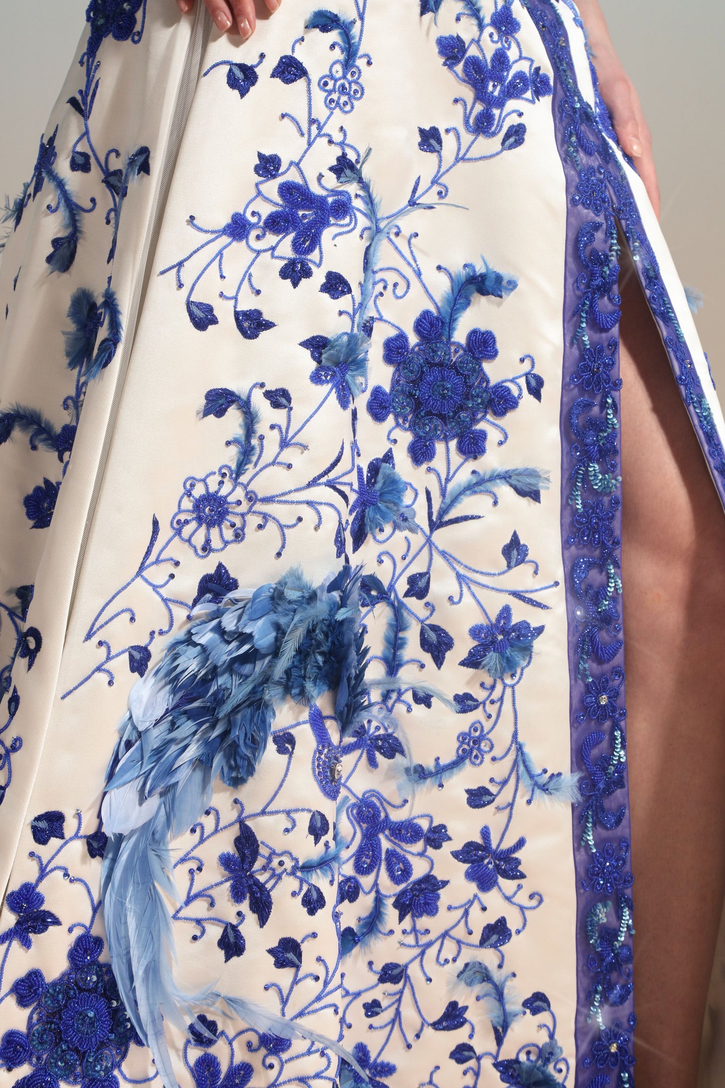 Strapless Porcelain Gown