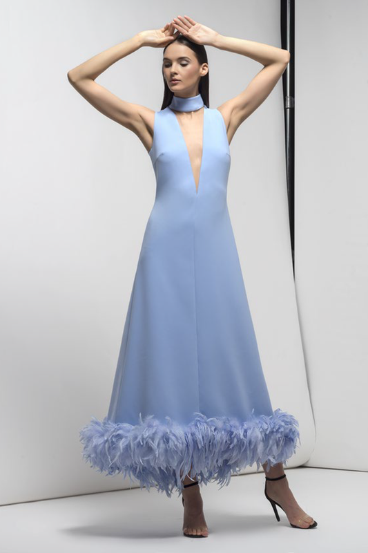 Sleeveless Colerain Gown