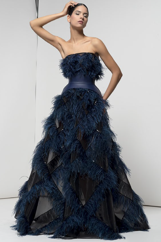 Strapless Archer Gown
