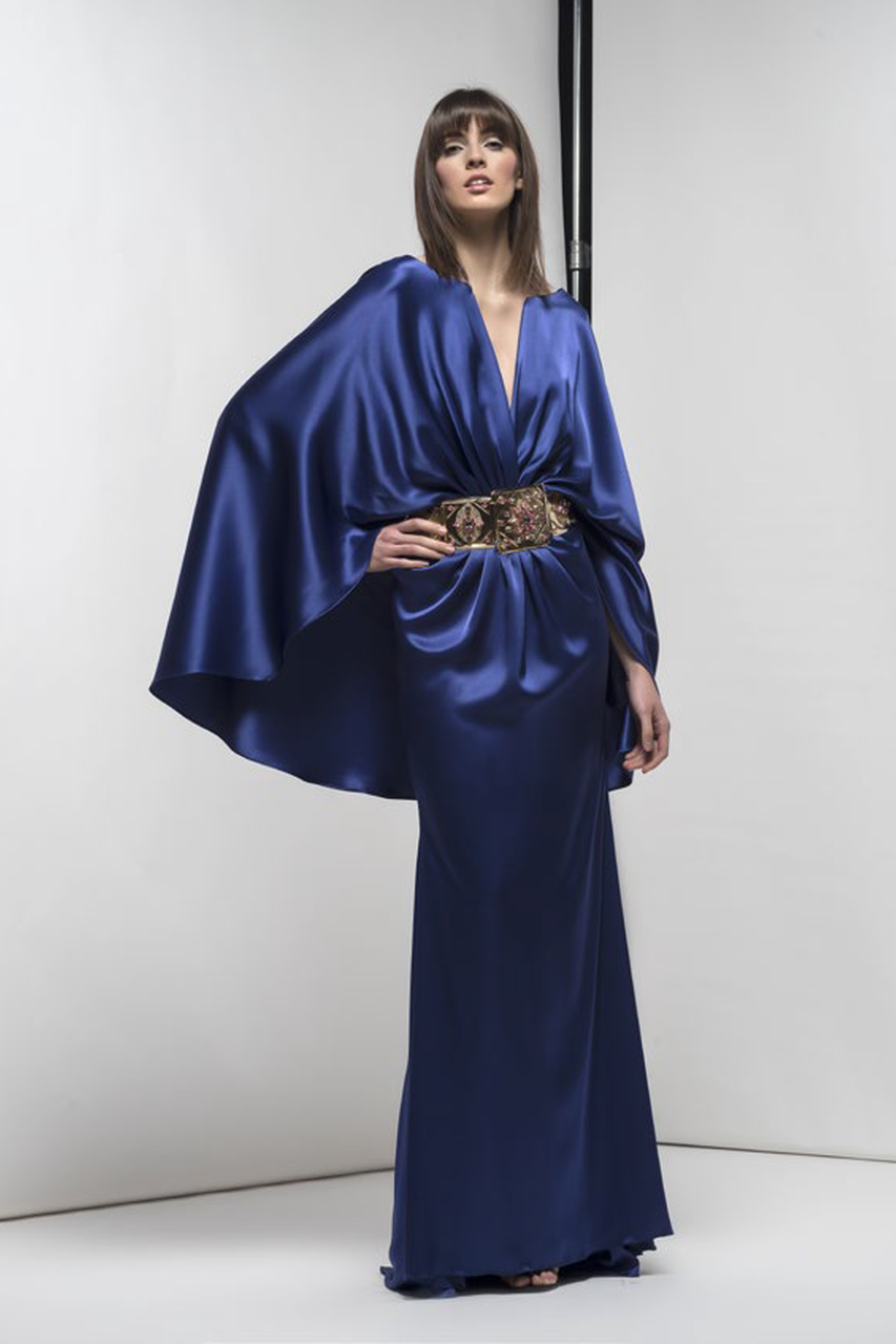 Cape Sleeve Corneliss Gown