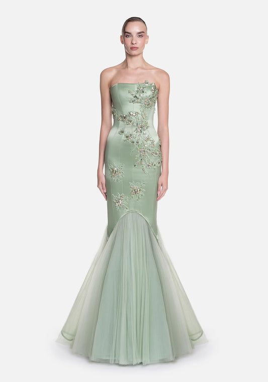 Strapless Mermaid Gown