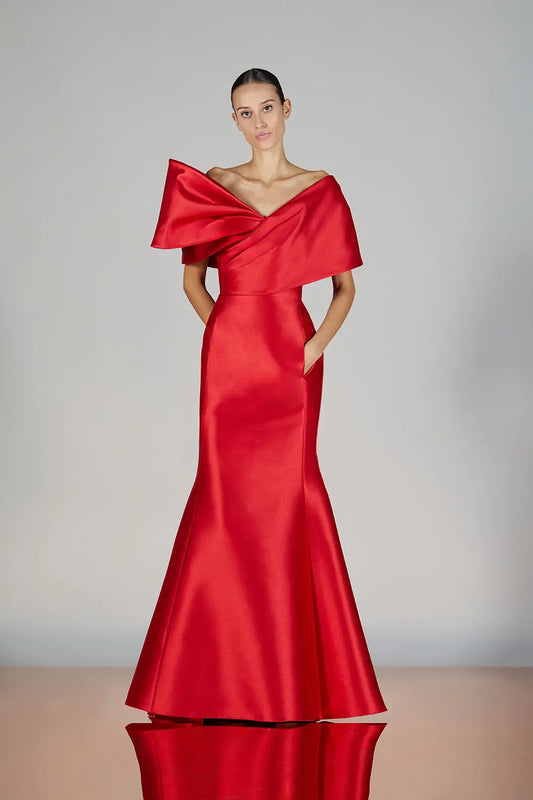Off-Shoulder Daif Gown