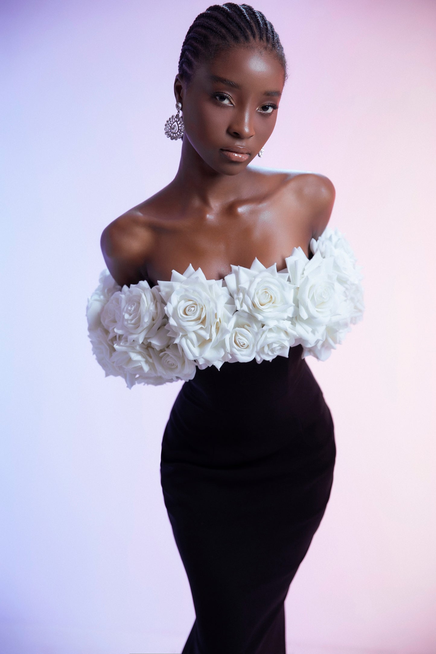 Rose Mermaid Gown