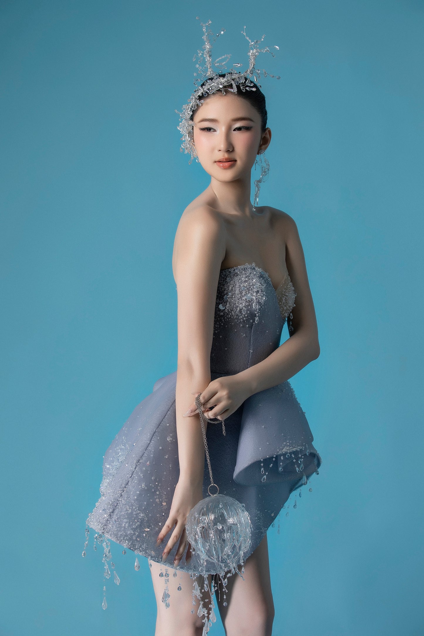 Allure of Water Mini Dress