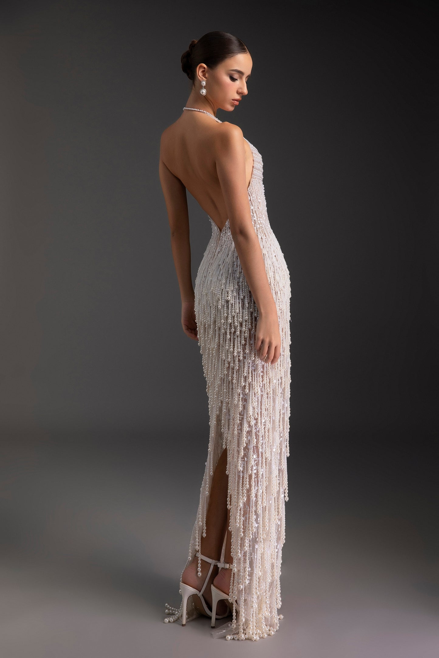 Pearl Cascade Gown