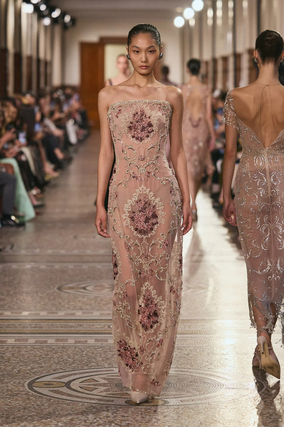 Embellished Evening Gown