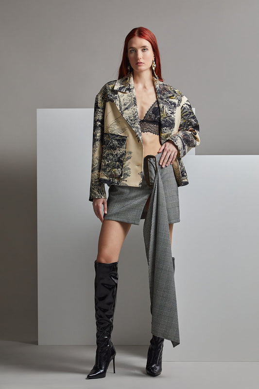 KICHIRO Jacket & Mini Skirt