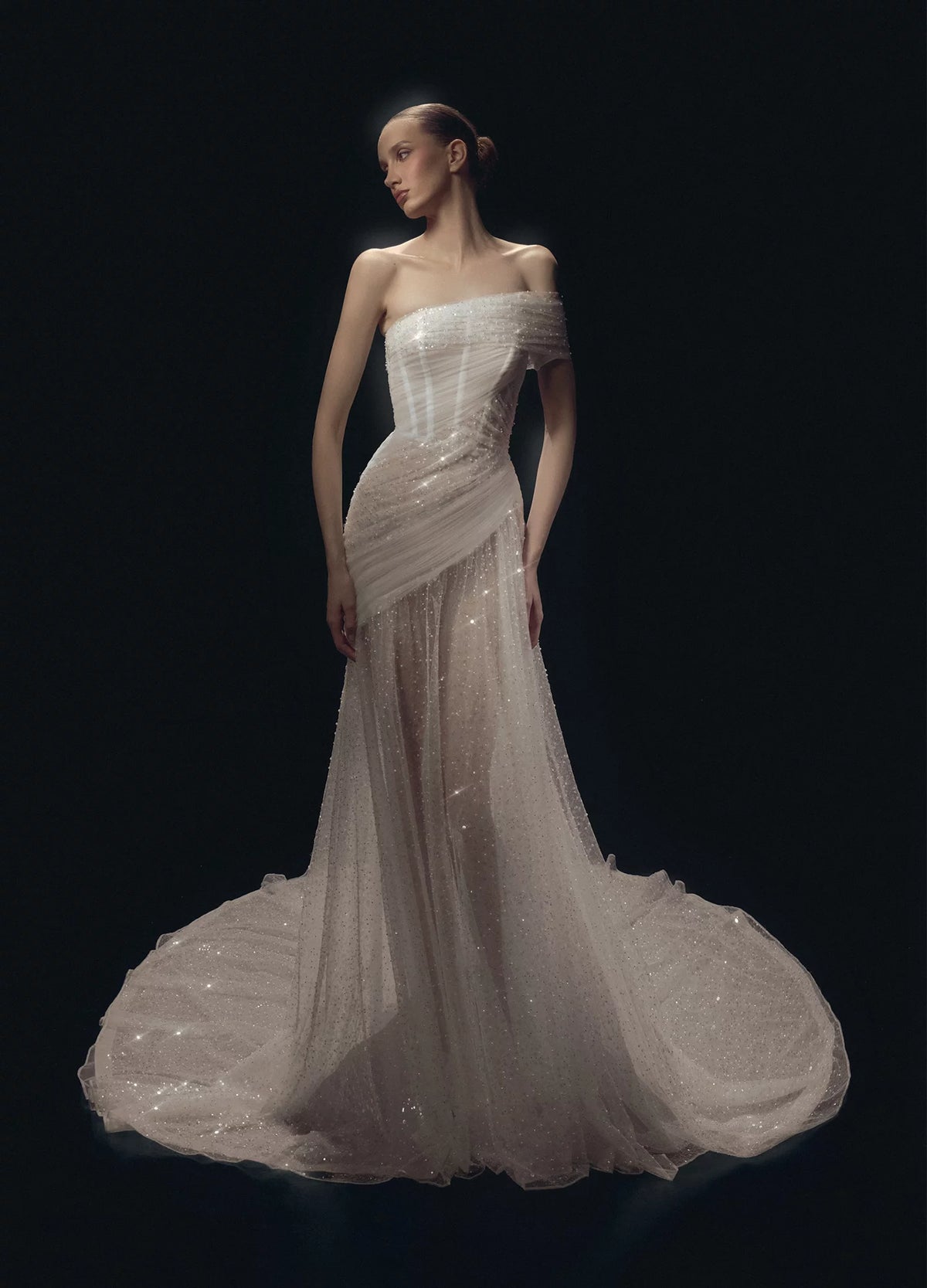 Off-Shoulder Gown