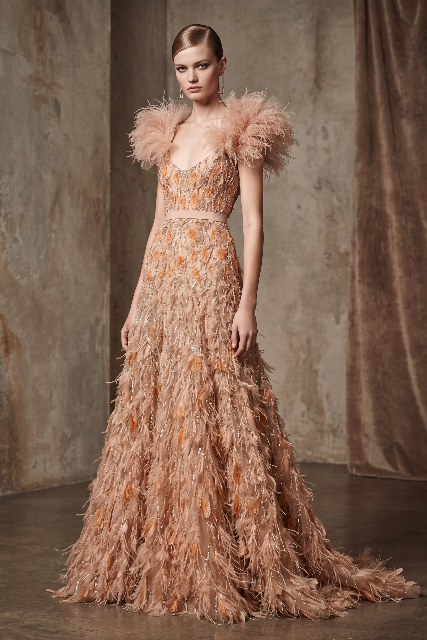 Applique Ball Gown