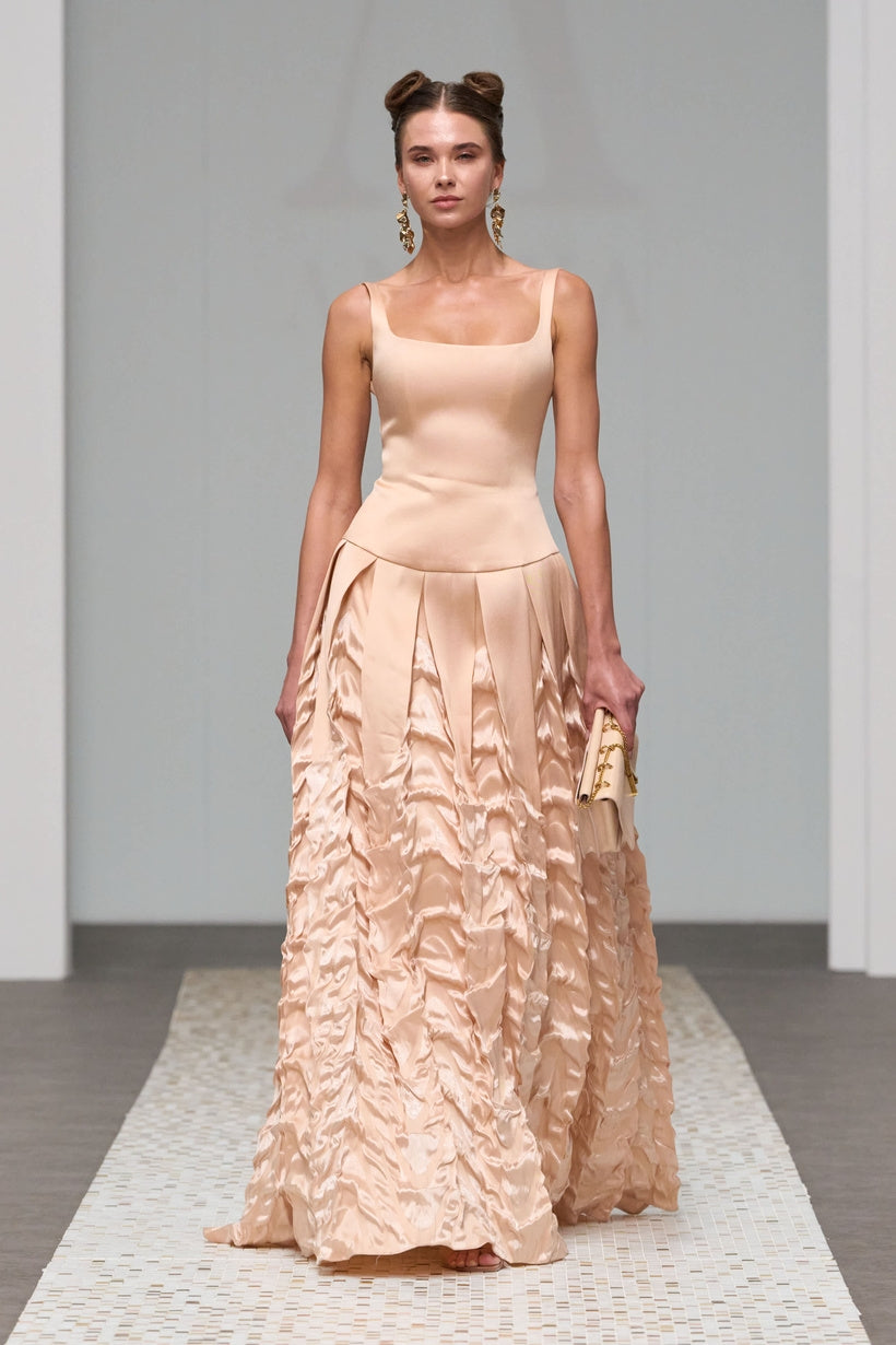 Alexa Jacquard Gown