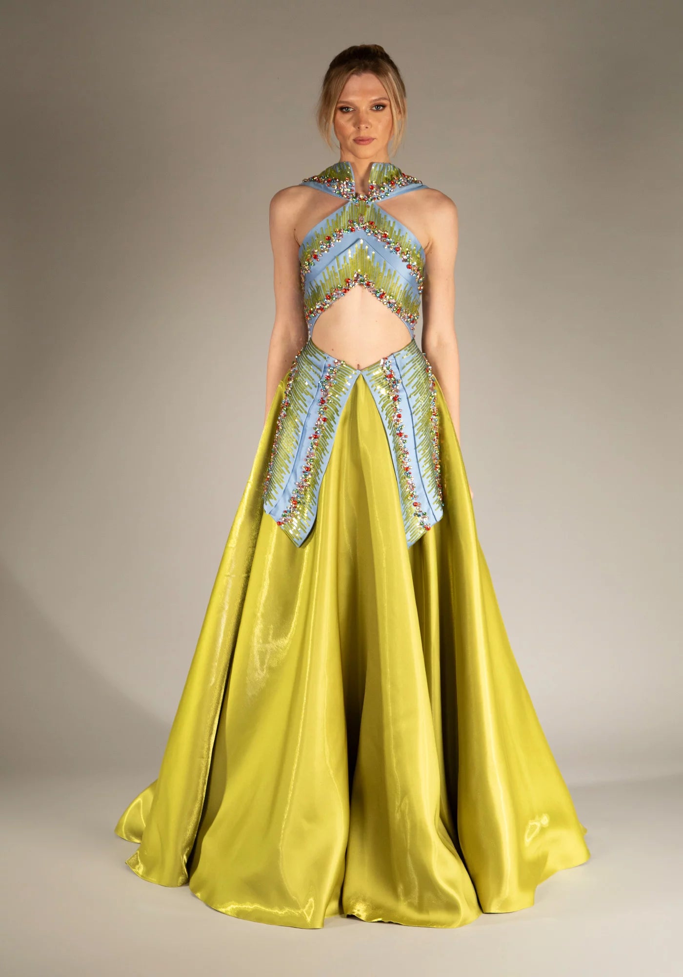 Sleeveless Chiffon Dress