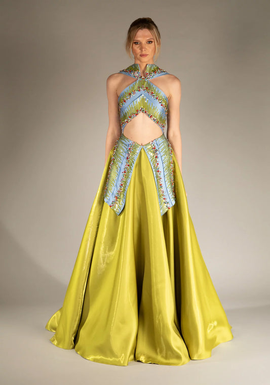 Sleeveless Chiffon Dress