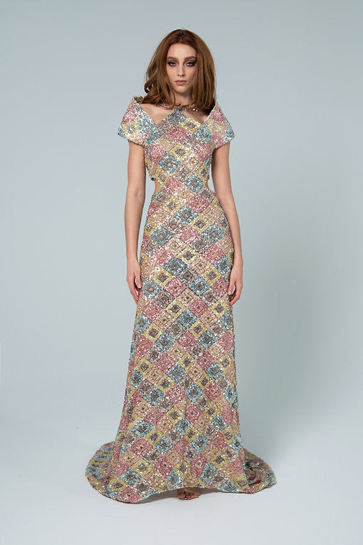 Harlequin Gown