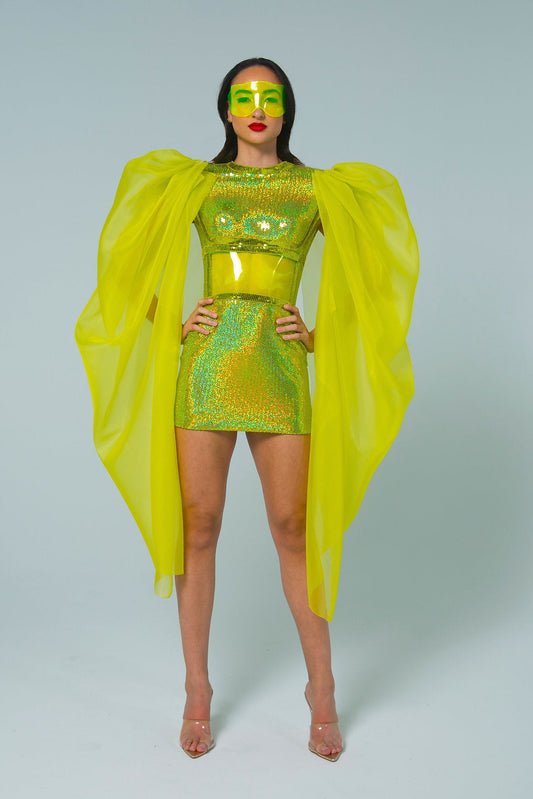 Neon Window Dress