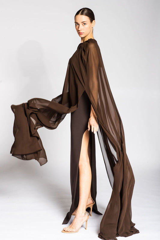 Polzig Gown with Cape