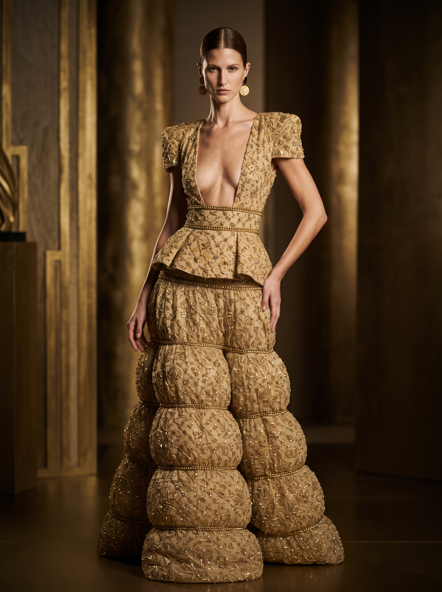 Structure Top and Bubble Skirt