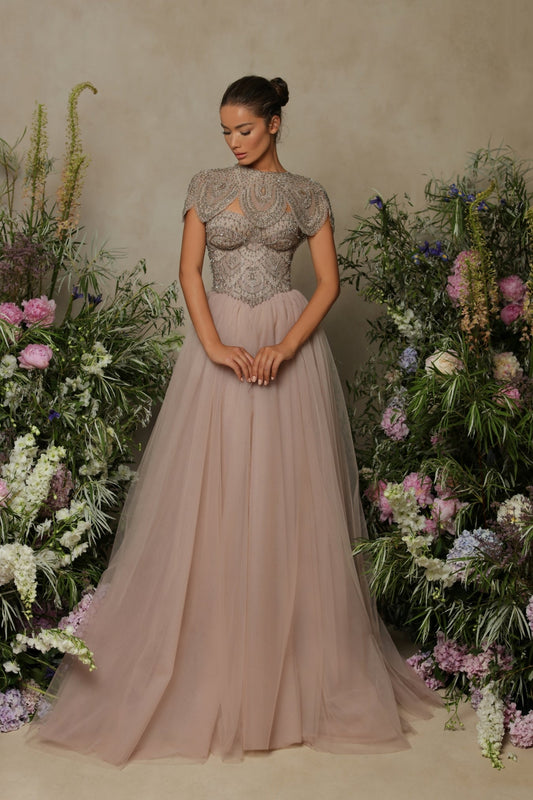 Shiny Beaded Gown