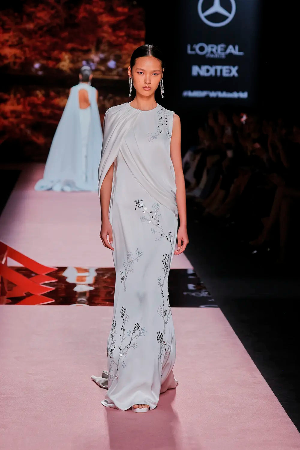 One-Shoulder Acensi Gown