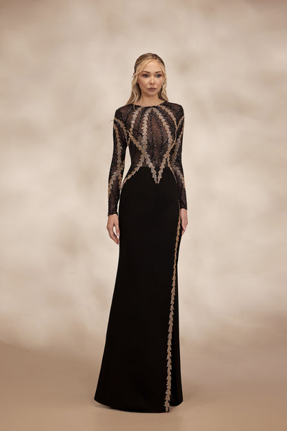 Long Sleeve Embroidered Dress