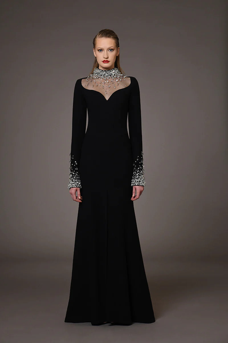 Crystal Embroidered Dress