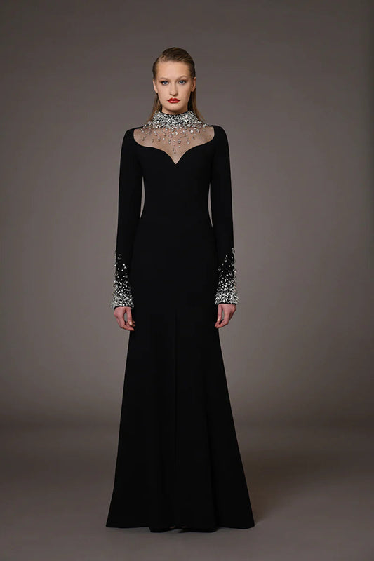 Crystal Embroidered Dress