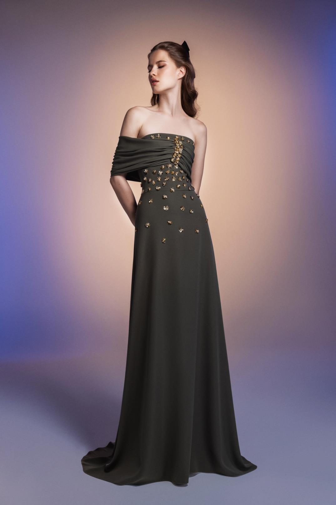 One Sleeve Gown