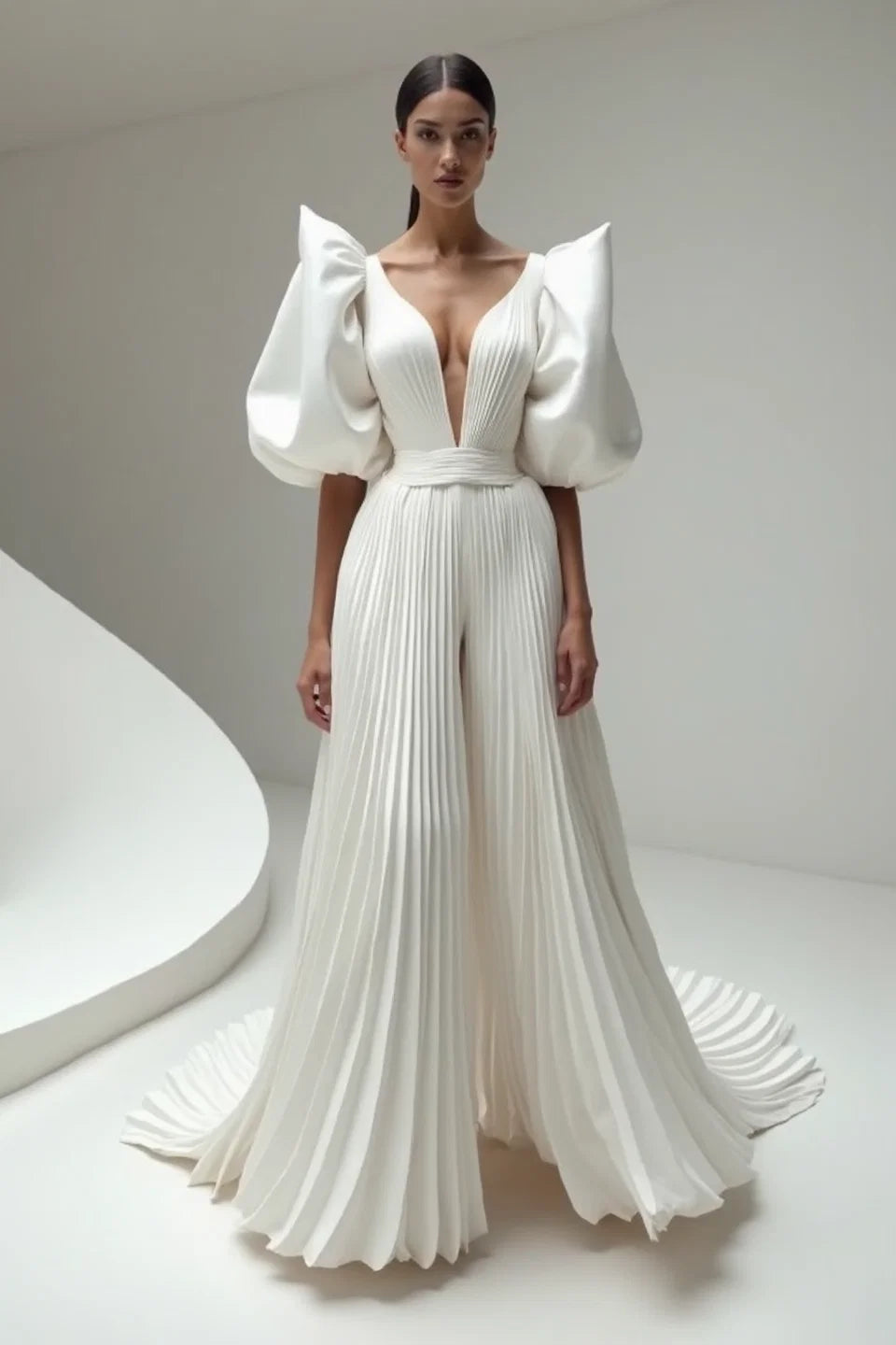 Bel Pleat Jumper