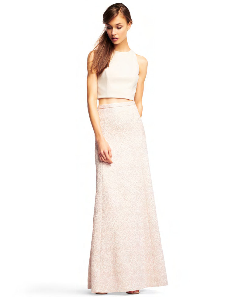 2-Piece Sleeveless Evening Gown