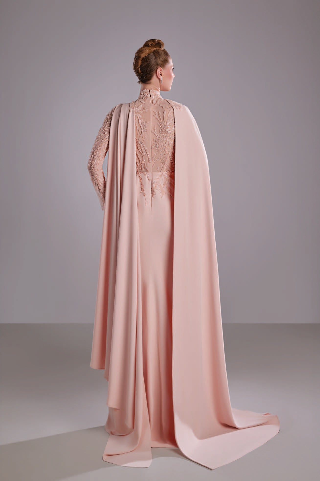 Beaded Crepe Dress