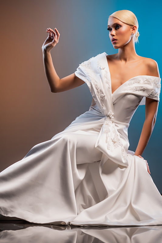 Eva Satin Gown