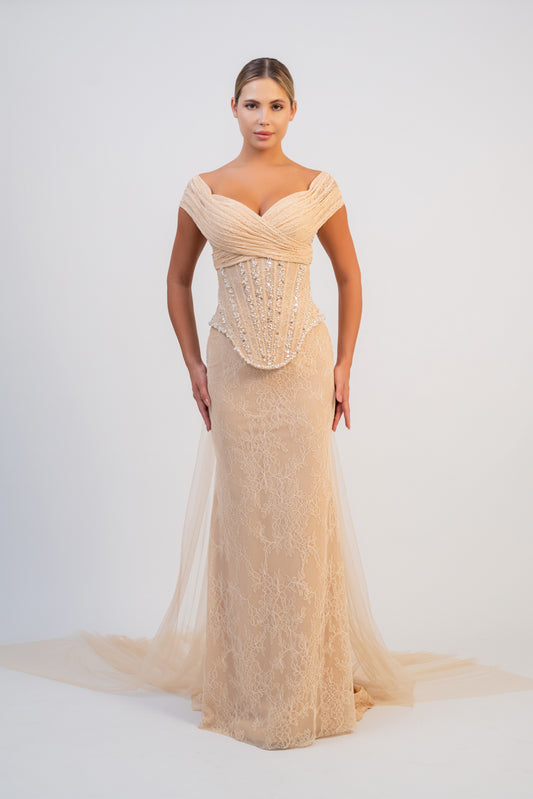 Off Shoulder Mermaid Gown
