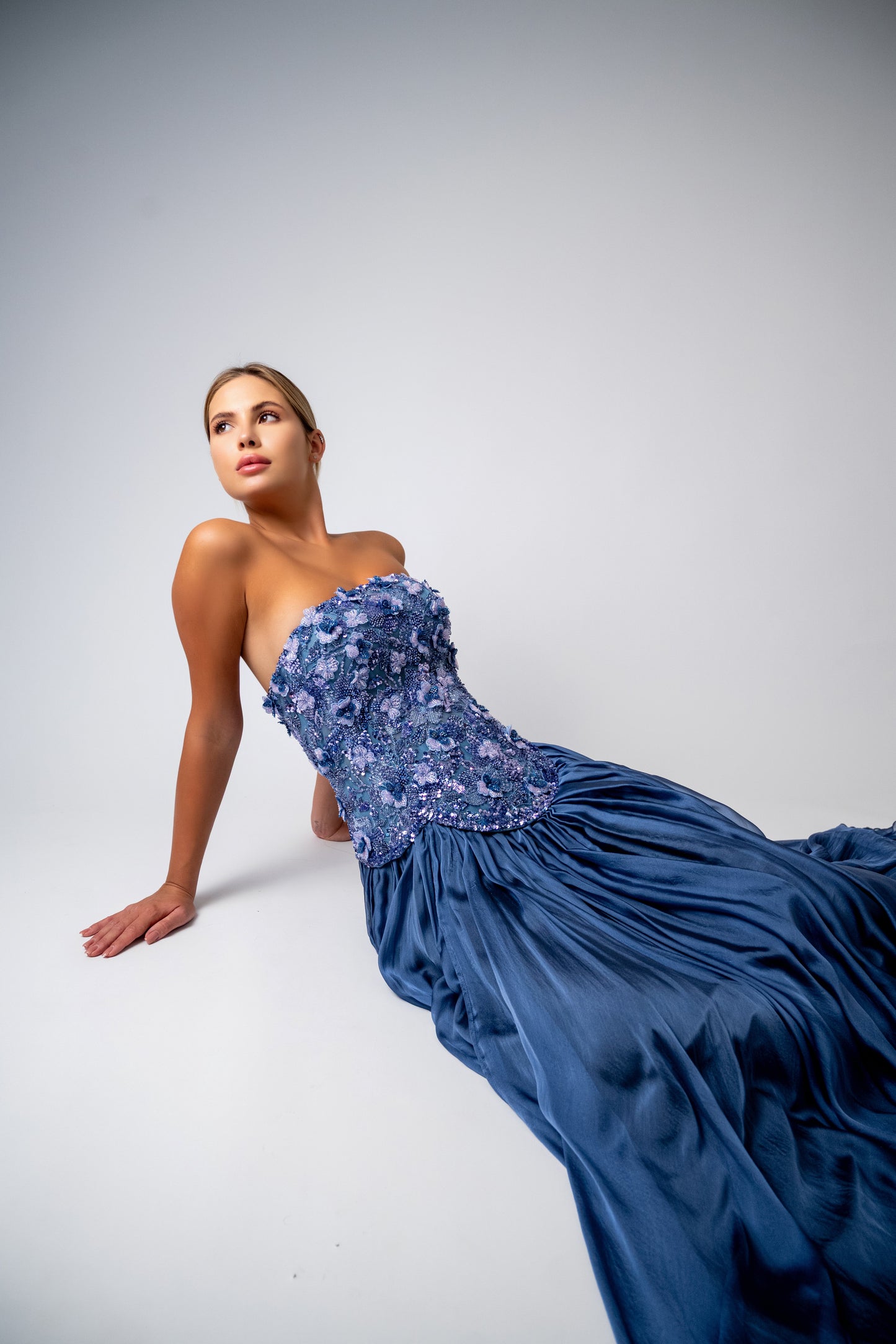 Floral Corset Gown