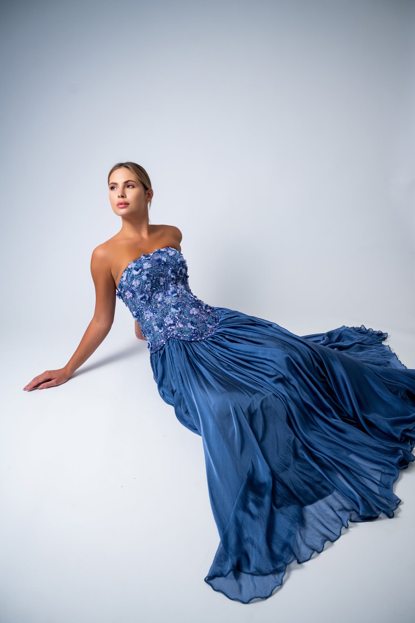 Floral Corset Gown