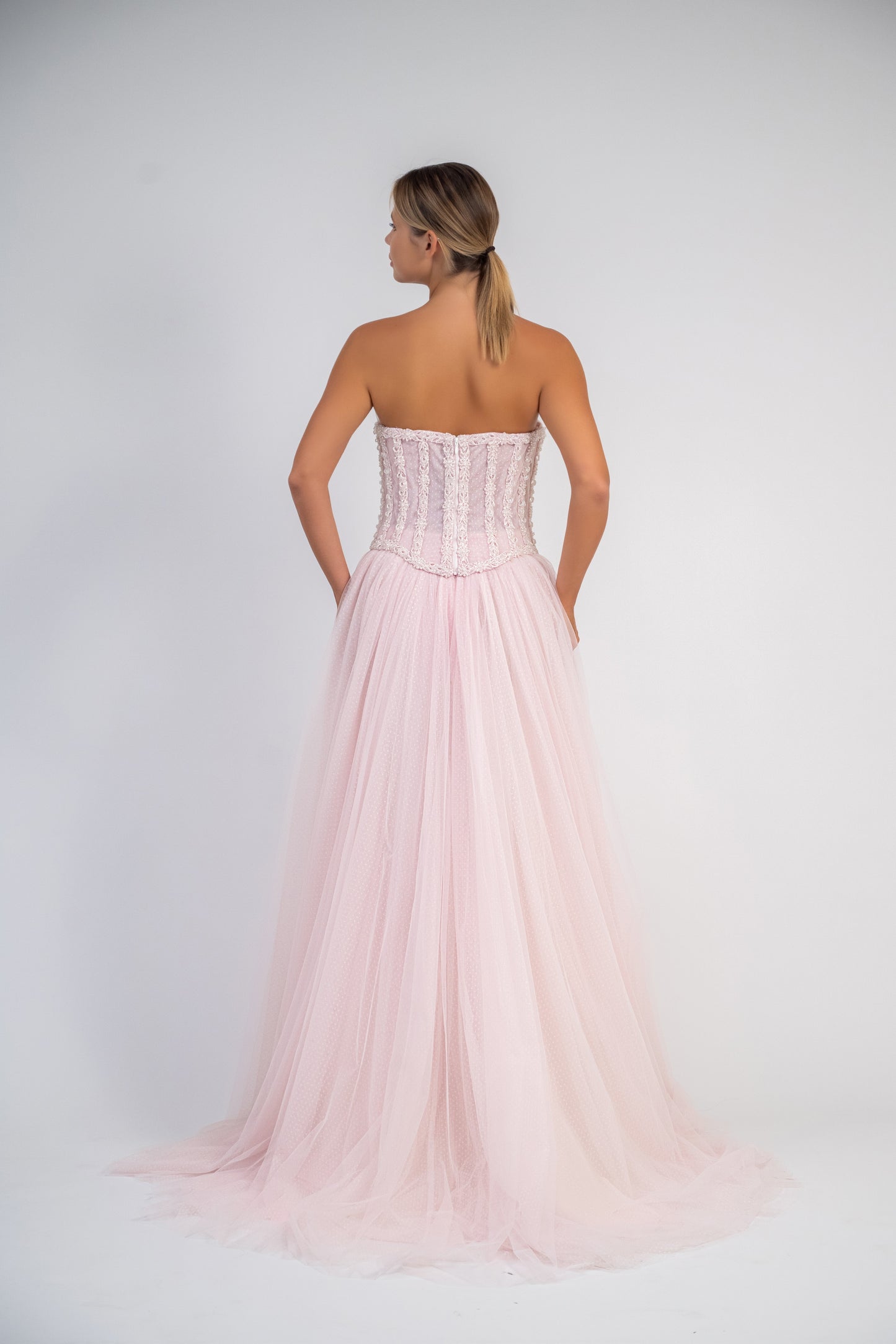 Embellished Corset Gown