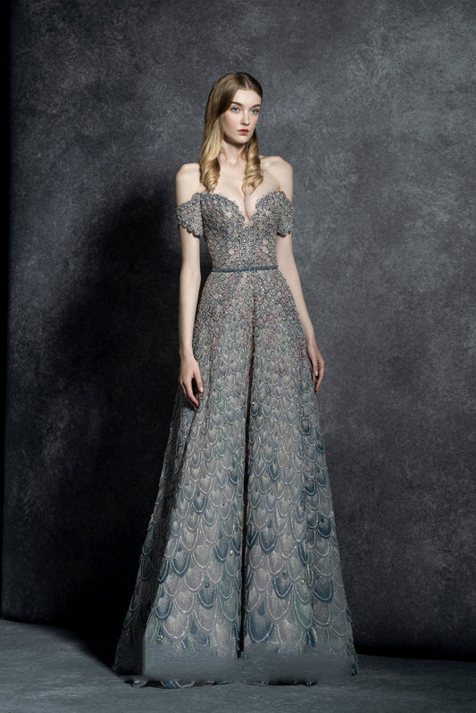 Aster Off The Shoulder Gown