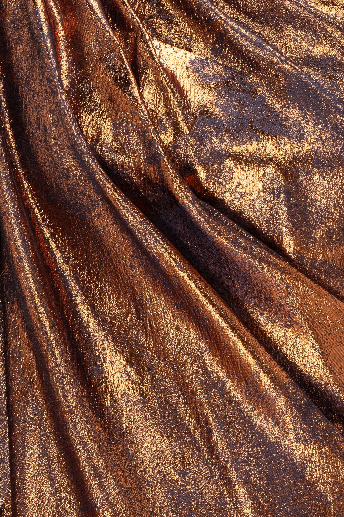 One-Shoulder Flowing Draped Gown