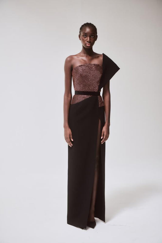 Mixed Media Gown