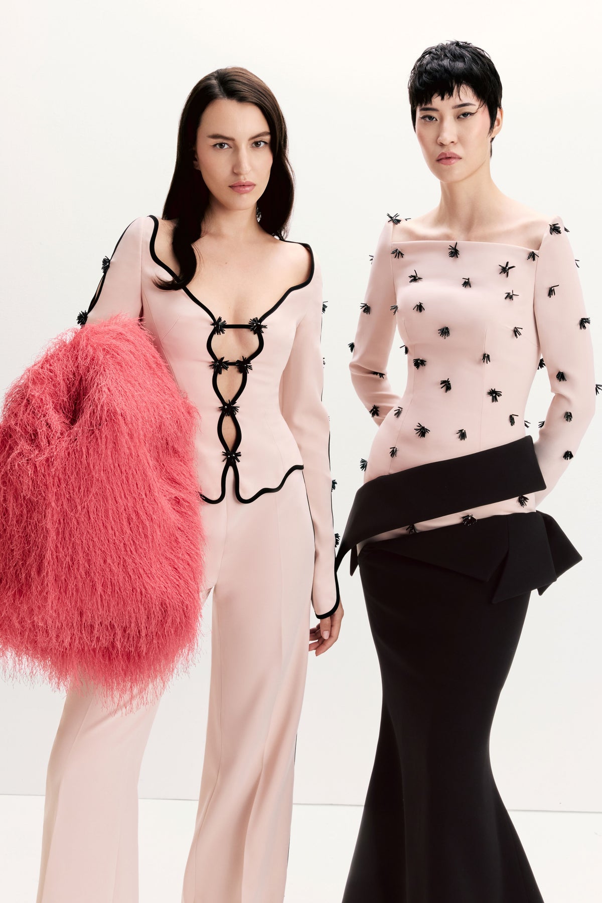 Cut-Out Shirt and Trouser Set