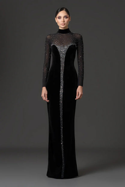 Fitted Crystal Dress