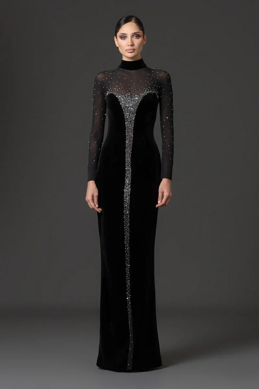 Fitted Crystal Dress
