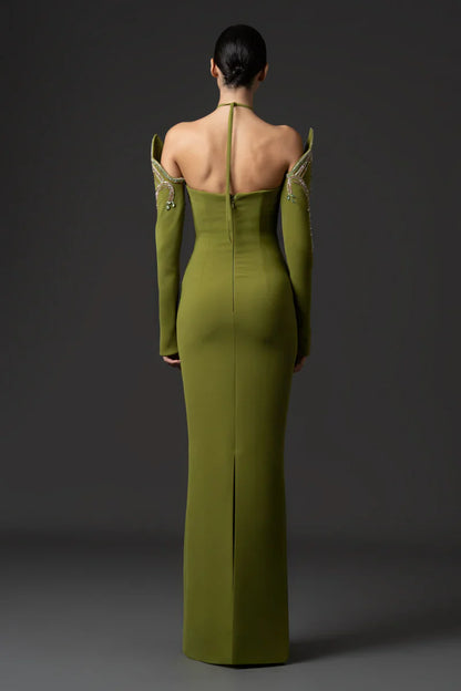 Fitted Gown & Matching Sleeves