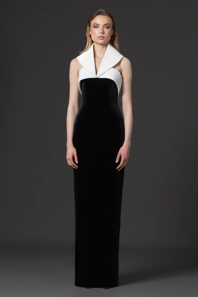 Fitted Velvet Dress