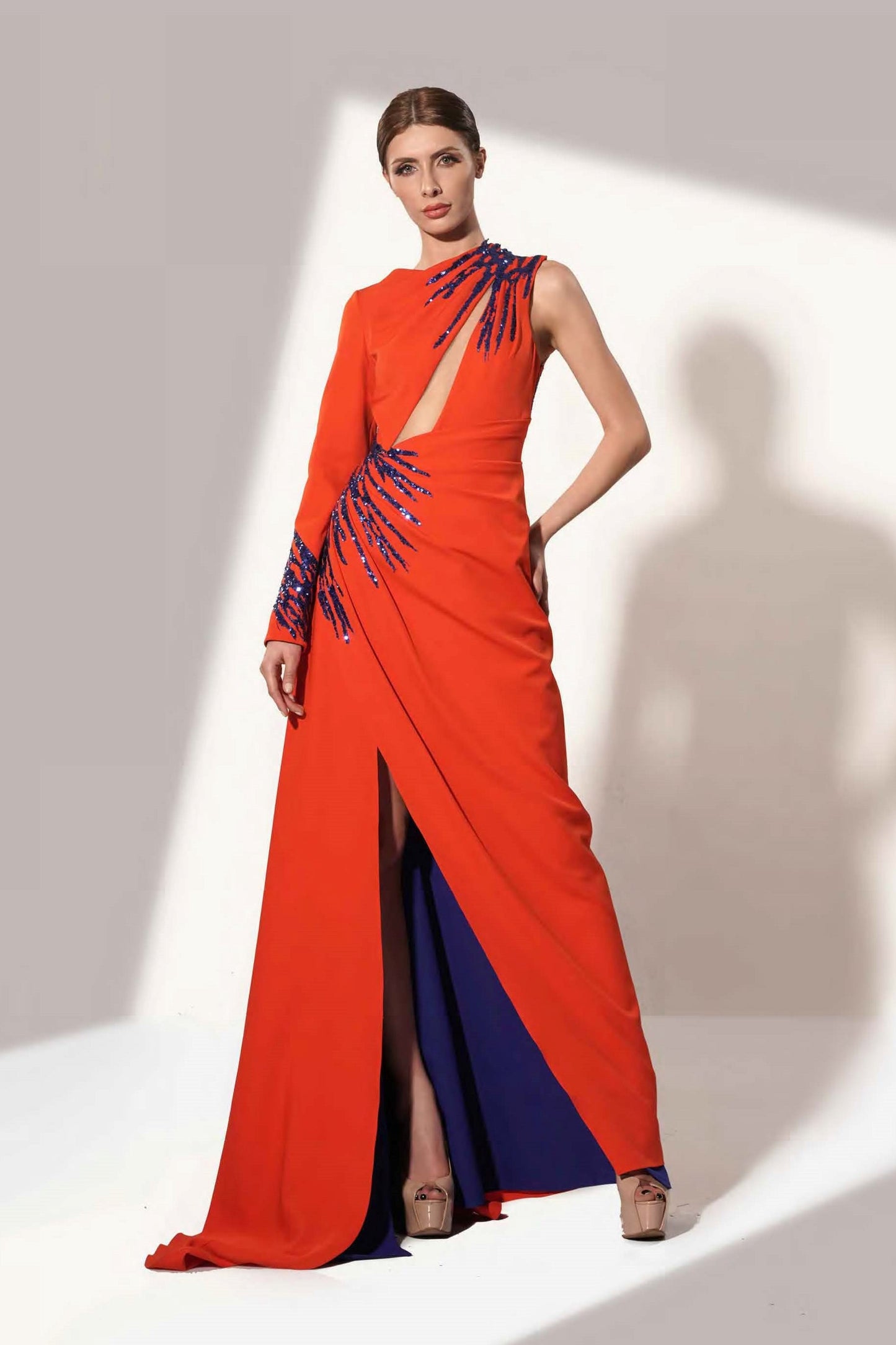 One Sleeve Gown