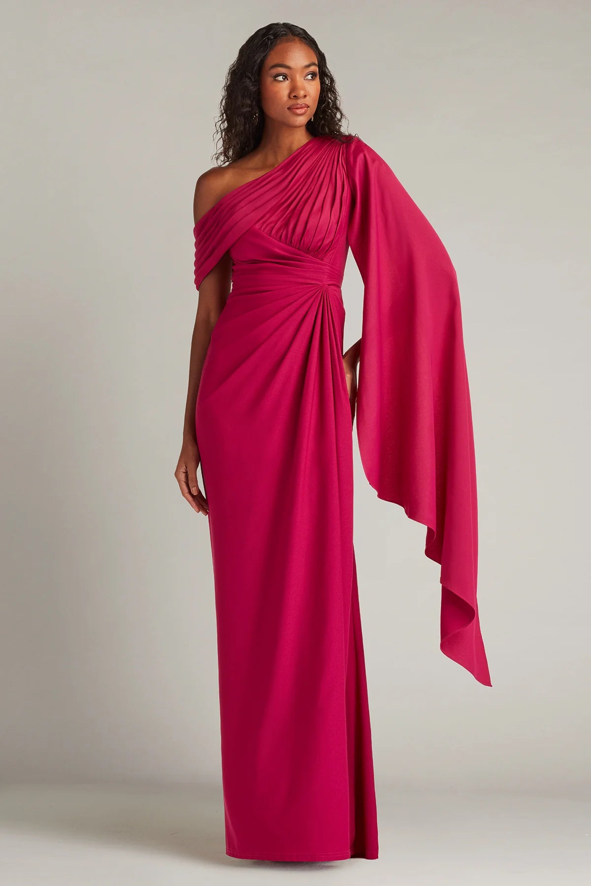 Ember Cape Sleeve Gown