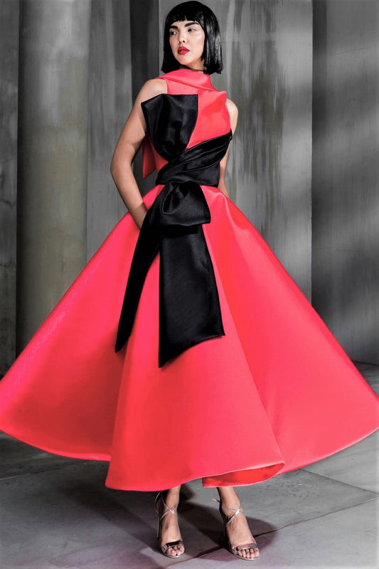 Sleeveless Mikado Dress