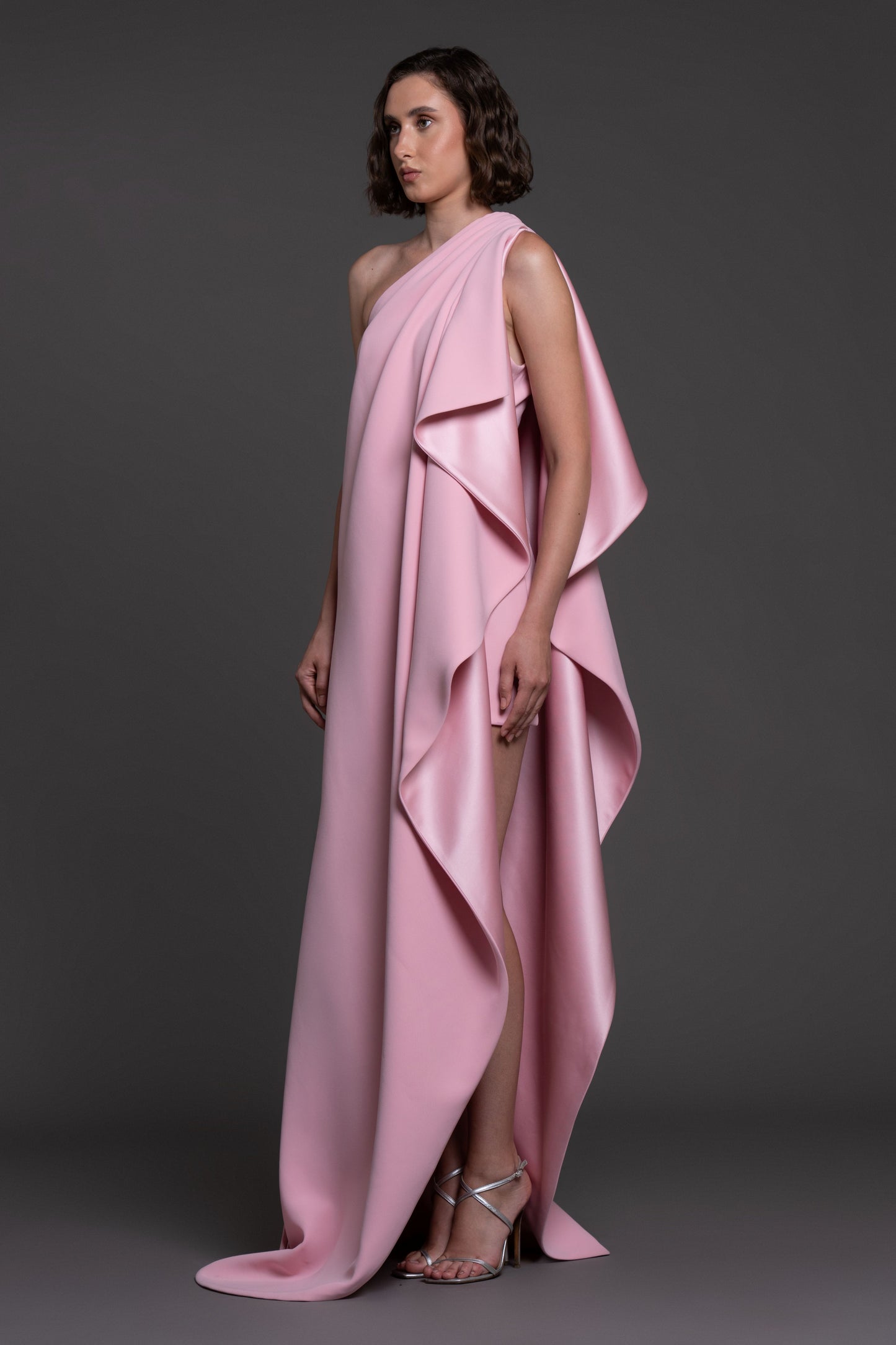 Deconstructed Ruffle Dress