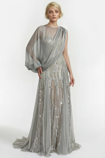 Strapless Sequin Mermaid Gown
